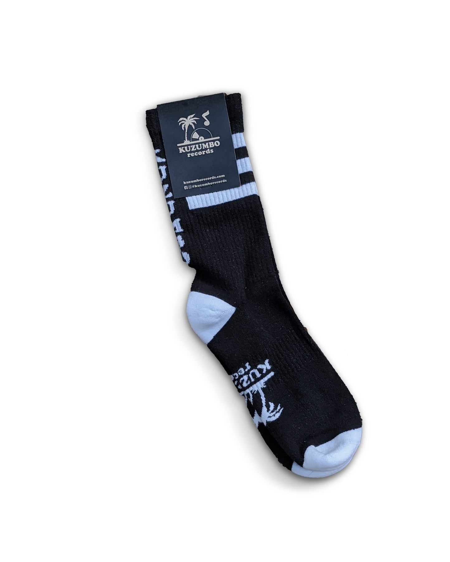 Kuzumbo records Stripes Black Socks