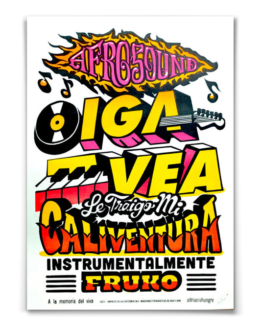 Poster Caliventura by Adrian is Hungry