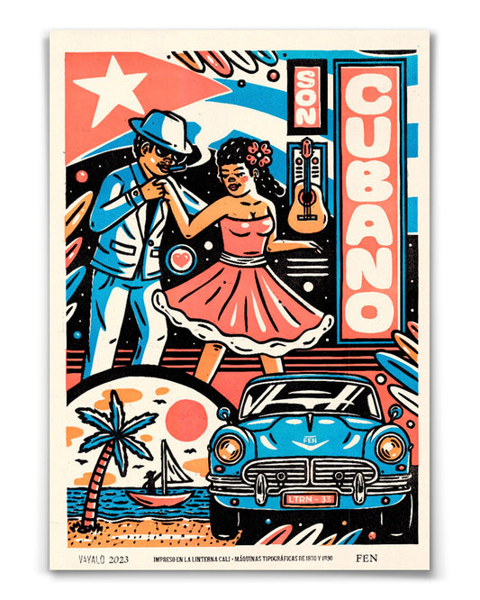 Son Cubano Poster - Vayalo 2023